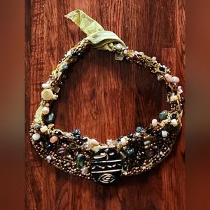 Beaded Handmade Collar Necklace